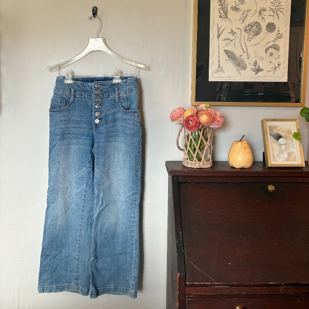 International Concepts Crop Jeans Size 2 with Belt Loops